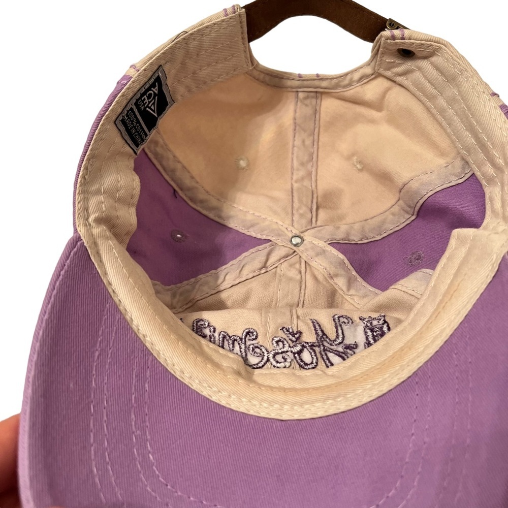 Ace Yosemite Distressed Lavender and Cream Hat - Picture 7 of 7